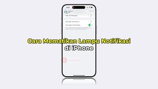 Cara Mematikan Lampu Notifikasi di iPhone FlashLED [upl. by Noseaj]