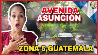 Zona 5Guatemala🇬🇹AVENIDA ASUNCIÓN😱Cubana reacciona reaction Guatemala reaccionesdedari cubana [upl. by Luella]