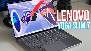 Unboxing und erster Eindruck Das neue Lenovo Yoga Slim 7 2023 Was steckt drin [upl. by Aleak]