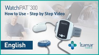 WatchPAT 300 Sleep Apnea Test  How to Use translations in description [upl. by Ecirtnas611]