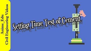 How to Determine the Initial amp Final Setting Time of the Cement  Cement Test 2 [upl. by Enyalb911]