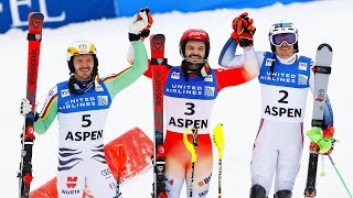 FIS Alpine Ski World Cup  Mens Slalom Run 2  Aspen USA  2024 [upl. by Nedra621]