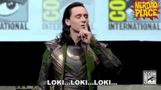 Loki Comic Con 2013 legendado completo [upl. by Reyem]