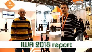 Kahles Helia 8x56 Helia RF K318i amp K525i  Optics Trade IWA 2018 report [upl. by Aillicec]