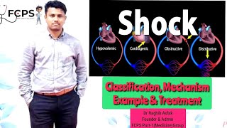 Shock  Classification Mechanism Example amp Treatment by Dr Raghib Asfak for FCPS P1MRCP P1 [upl. by Anilehs]