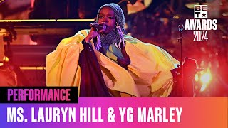 Ms Lauryn Hill amp Son YG Marley Perform quotPraise Jah In The Moonlightquot  BET Awards 24 [upl. by Dorwin607]