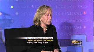 Book TV 2014 National Book Festival Doris Kearns Goodwin quotThe Bully Pulpitquot [upl. by Lleunamme]