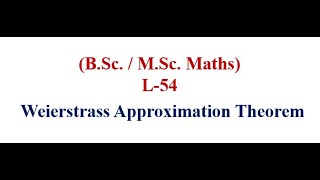 Weierstrass Approximation Theorem Proof using Bernstein Polynomials  Real Analysis [upl. by Ehrenberg882]