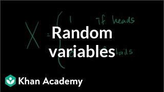 Random variables  Probability and Statistics  Khan Academy [upl. by Nnyleimaj]