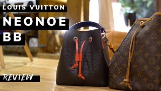 Louis Vuitton NeoNoe BB review  what fits amp how to wear [upl. by Cirdahc759]