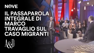 Il Passaparola integrale di Marco Travaglio sul caso migranti  Accordi e Disaccordi [upl. by Eimmis61]