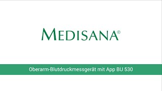 medisana OberarmBlutdruckmessgerät BU 530 connect  Erste Schritte [upl. by Rudie]