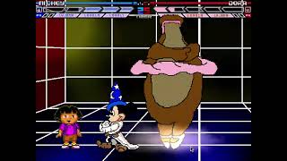 Hugo Trav Mugen Battle 1973 Mickey Mouse VS Dora [upl. by Airamanna]