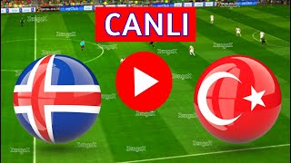 🔴TÜRKİYE İZLANDA MAÇI CANLI İZLE  eFootball Türkçe Simülasyon [upl. by Gassman]