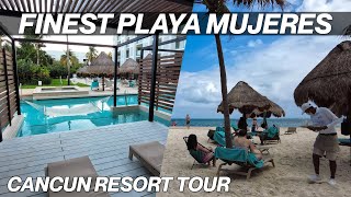 Finest Playa Mujeres Cancun  5Star Resort Review amp Room Tour [upl. by Enorej192]