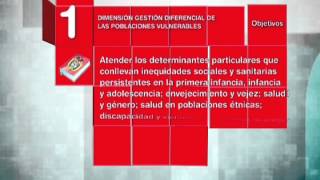 Plan Decenal de Salud Pública Gestión Diferencial [upl. by Riggins882]