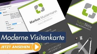 InDesign Tutorial Visitenkarten gestalten und in Druck geben [upl. by Auqenahc62]