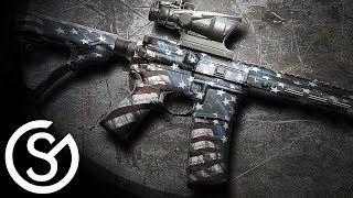 GunSkins AR 15M4 Rifle Skin DIY Install Tutorial [upl. by Kwei]