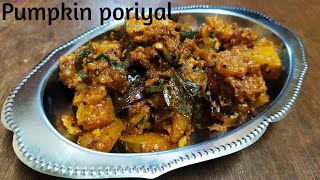 Pumpkinpusanika poriyal easy and simple recipeபூசணிக்காய் பொரியல்selvisamayal samayalbyselvi [upl. by Aillicirp869]