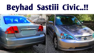 Honda Civic 2002  VTi Oriel  Detailed Review  Walk around  Price  ZainUlAbideen [upl. by Niamrej]