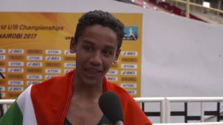 IAAF WU18 Nairobi  High Jump Men Gold Breyton POOLE [upl. by Nomma]