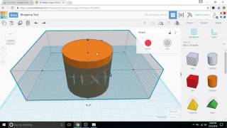 Wrapping Text In Tinkercad [upl. by Otiragram]