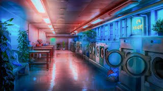 Soothing Laundromat Ambience 🧺💤 Washer amp Dryer Laundromat Sounds Relaxing White Noise 🌀👕👖 10 Hours [upl. by Roselane]