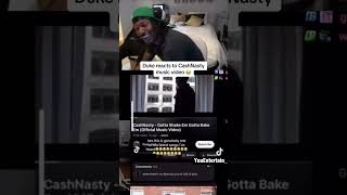 DUKE REACTING TO CASHNASTY’S SONG dukedennis cashnasty amp funny fyp shorts reaction music [upl. by Elvina]