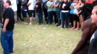 drugged out black man at warped tour 2009 in ventura during alexisonfire [upl. by Joses]