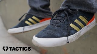 Adidas Busenitz Vulc II Skate Shoes Wear Test Review  Tactics [upl. by Annaujat686]