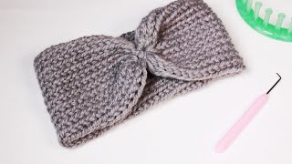 How to Loom Knit a Headband Super Easy for Beginners  DIY Tutorial [upl. by Tullusus]