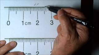 How to Measure length correctly using a Centimeter Ruler [upl. by Bernadette]