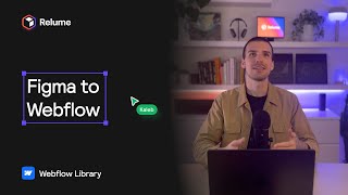 How To Build Your Figma Design in Webflow with Relume [upl. by Melania]