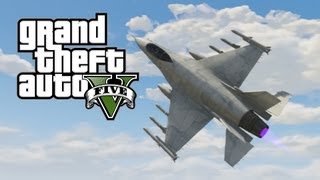 GTA V  Jet Lazer P996 Gameplay [upl. by Aicire]