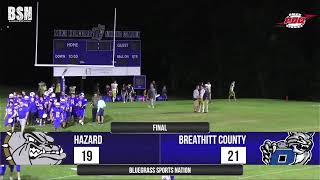 High School Football Breathitt County vs Hazard 09202024 [upl. by Mcquade]