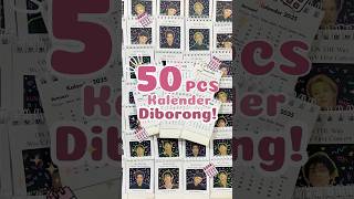 50 Pcs Kalender Diborong kalendermeja custom fyp [upl. by Eetnwahs]