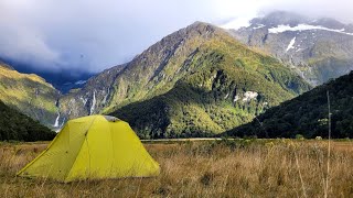 Sandfly Valley  Hiking in New Zealands Aspiring National Park [upl. by Cralg]