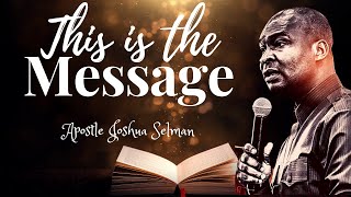 THIS IS THE MESSAGE APOSTLE JOSHUA SELMANKOINONIA 12TH MARCH 2O23 [upl. by Amaj]