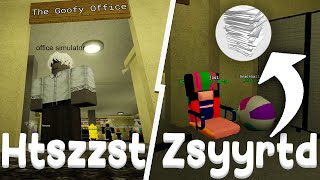 Office Simulator Htszzst Zsyyrtd badge tutorial in Roblox [upl. by Sacram733]