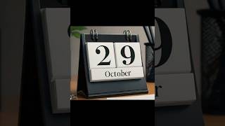 October 29  Events and Holidays [upl. by Giannini207]