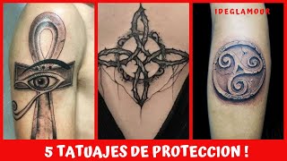 5 TATUAJES DE PROTECCION [upl. by Hanauq243]