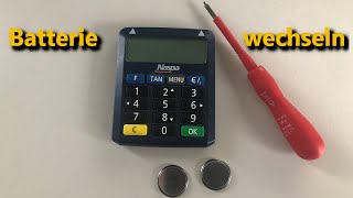 Online Banking TAN Generator Batterie wechseln Sparkasse Kobil Tutorial [upl. by Isaac426]