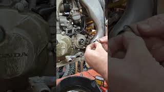 Honda CRF250X countershaft seal replacement [upl. by Ik]