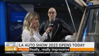 Robert Downey Jr Dream Cars at LA Auto Show [upl. by Woll468]