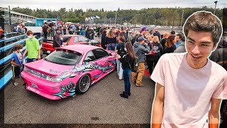 What Its Like Taking my Nissan S14 Drift Car to a Car Show [upl. by Sharron714]