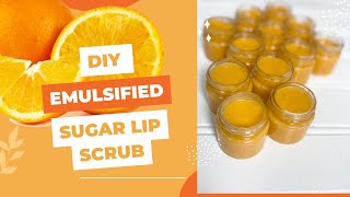 DIY Emulsified Sugar Lip￼ Scrub [upl. by Mini]