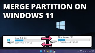 How to Merge Partition in Windows 1110  Merge Two Drives Together [upl. by Ari]