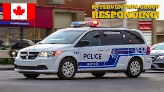 Kirkland  Montréal Police Service SPVM Intervention Group Unit 625 Responding Urgently [upl. by Eanahs]