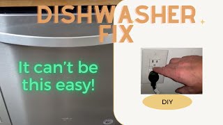 DIY Whirlpool Dishwasher Troubleshoot and Remedy When Power Is Absent Whirlpool Dishwasher Fix [upl. by Strohbehn691]