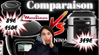 COMPARAISON COOKEO TOUCH WIFI NINJA SMART LID 14 EN 1 [upl. by Durwin642]